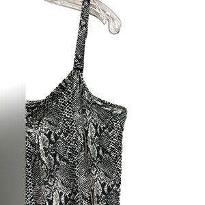NWOT George, Snakeskin Print Nightgown, XL, Black & Grey 🌙